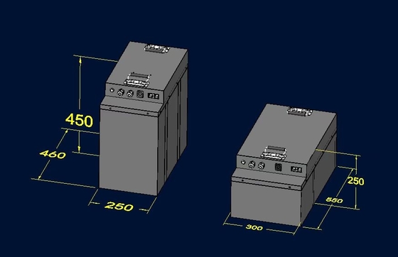 Elektrische voertuigbatterij Lithium 48v 100ah 150ah 200ah Ingebouwd in BMS